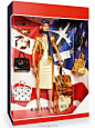 Vogue Paris, Dec/Jan 2014-15，法文版最新期VOGUE一组创意时装片，超模各个灵魂脱壳，成了塑料芭比娃娃，还被煞有介事的装进包装箱，附有各种可更换小配饰。。。<br/>
