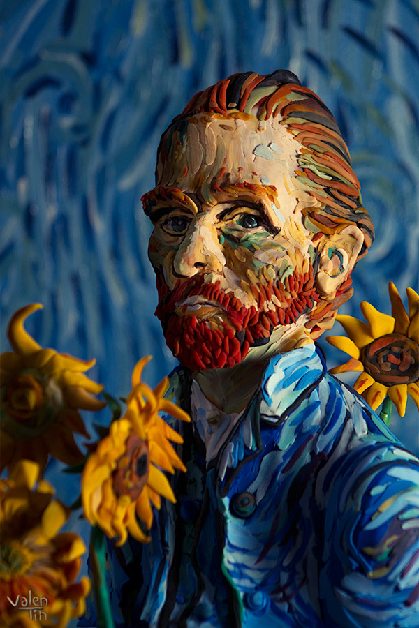Plasticine Van Gogh ...