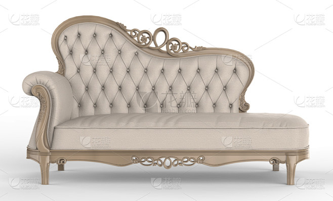 沙发,皮革,白色,女人,褐色,式样,水平...