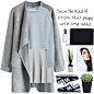 #mycardi #grey #blue #newbalance #sneakers #autumn #autumn2015 #fallwinter2015 #fall2015 #skirt #casual #comfy #elegant #simpleoutfit