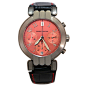 HARRY WINSTON Titanium Limited Edition Chronograph Wristwatch with Salmon Dial