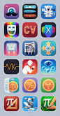 iOS App icons 2015 : Some application icons that I've designed during the year