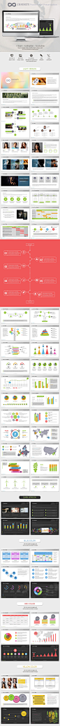 Infinity Colors PowerPoint Presentation Template - Business PowerPoint Templates