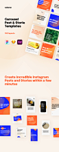 Coloron - Free Instagram Post & Storie Templates : Create incredible and unique Instagram posts and stories with Coloron. It's a creative social media pack created for use in Figma and Sketch. Tell your story, teach, and show any information through c