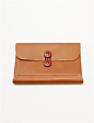 Postalco Postcard Leather Wallet - Tan