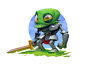 Zombie Knight, Max Grecke : Tiny zombie concept.