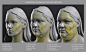 Block-out, color-coding and grid!, Anatomy For Sculptors : Faces, as all know, are a very changing structure. First of all, it’s rarely static, and there are many factors that make us look different besides emotions. Such as Age, Ethnicity, Gender, Body t