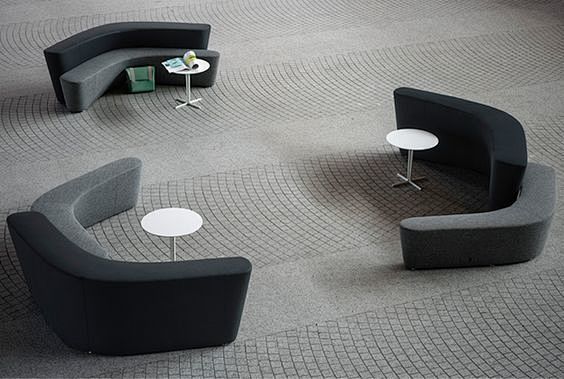 组合式沙发长椅/现代风格/纺织面料POL...