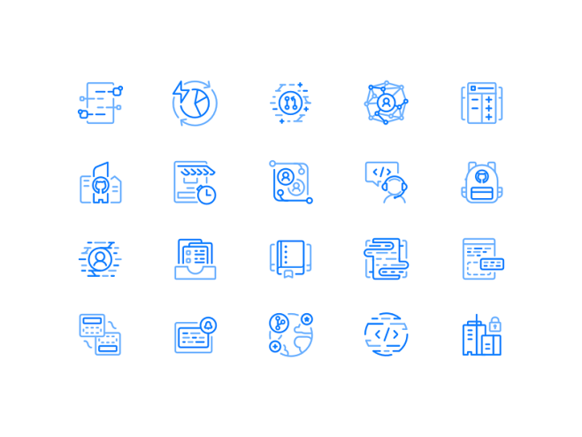 New GitHub icons