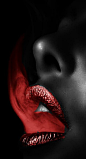 The most beautiful word on the lips of a woman in love is the word "kiss me" and the hottest call : "I love you"...tx: Sexy, Mouth, Art, Black White, Lips, Color Splash, Photography, Lip Service, Red Hot