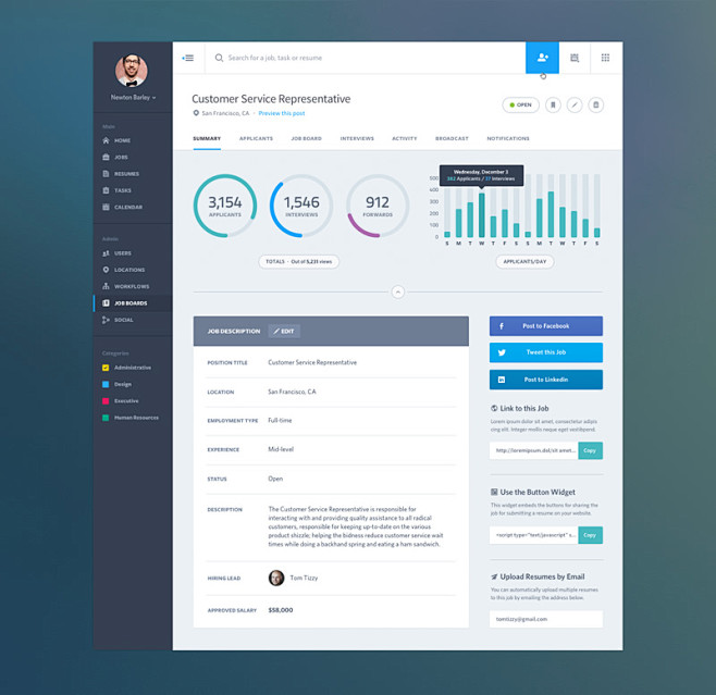 Dashboard Web App Pr...