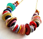 button necklace