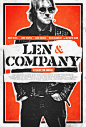 Mega Sized Movie Poster Image for Len and Company 