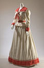 Dress: 1894, American, cotton.