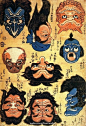 日本传统面具