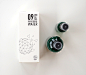 BIO A+O.E. Branding and Packaging : BIO A+O.E. is a brand for the Professional Organic Haircare Treatment by the Italian ErbeCultura. The packaging design is about an abstract, technical evolution of the Dandelion flower, a simple symbol of natural and ti
