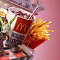 "Work in McDonalds" print on the Behance Network