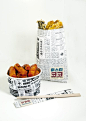 Mr. Coco Korean Street Food by Nari Park, via Behance. Tasty fast food #packaging PD