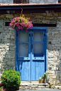 塞浦路斯拉尼亚的蓝色门