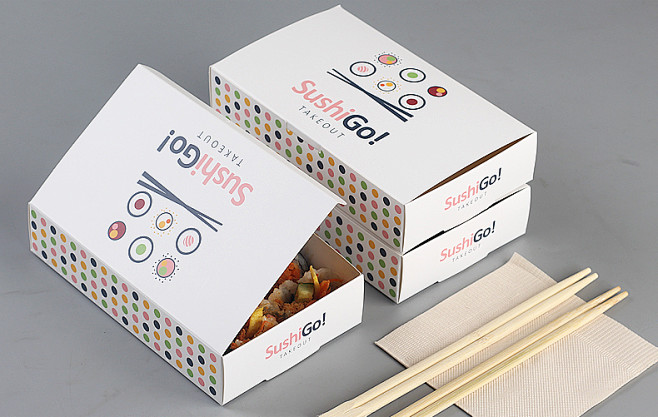 纸管家 寿司盒子批发便当盒一次性日式打包...