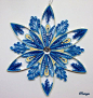 Quilled snowflake by pinterzsu.deviantart.com on @deviantART: 
