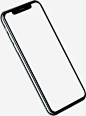 侧面手机透明屏免抠素材_元小素 https://iipng.com iPhoneX 手机侧面 透明 黑色