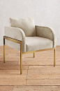 Slide View: 1: Velvet Ardmore Chair