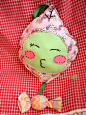 帶糖果花花樹葉公仔 lovely leaf doll with candy