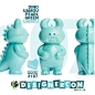 Pearl Green Dino Uamou By Uamou Myplasticheart Exclusive  : Myplasticheart brings the heat to DesignerCon 2018! Teaming up with Uamou to bring you all the EXCLUSIVE Pearl Green Dino Uamou. We said it back in June HERE, just when you thought you've seen al