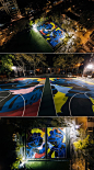 Stanton Street Basketball Courts [Brian Donnelly, Brooklyn NY].