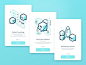 Dribbble onboarding