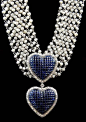 ( ⊙o⊙?) Diamond, Sapphire & Pearl necklace