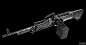 M60E4, RYZIN ART : This asset was created for an unannounced project. The M60E4 is an American general-purpose machine gun. It has served with every branch of the U.S. military and still serves with the armed forces of other states. This model is an impro
