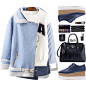 #blueshoes  #denim #shein #Sheinside #sheinside #women #fashion

sweater:http://www.shein.com/White-Letter-Print-Striped-Sleeve-Sweatshirt-p-329884-cat-1773.html?utm_source=polyvore&utm_medium=set&url_from=polygabygirafeset

skirt: http://www.shei