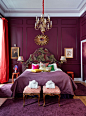 装修设计欣赏-欧式 紫色系 卧室