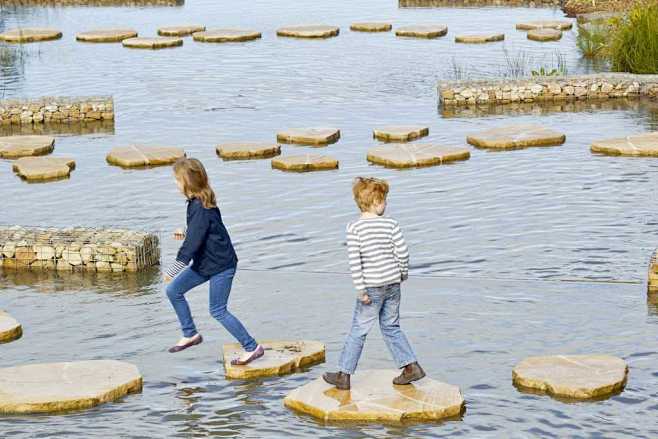 创意滨水景观设计图集丨公园生态河道湿地绿...