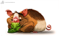 Daily Paint #1095. Cats VS. Cucumbers, Piper Thibodeau : Daily Paint #1095. Cats VS. Cucumbers by Piper Thibodeau on ArtStation.