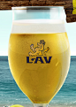 Lav Lemon Beer : Lav Lemon Beer PosterThis is artwork for print campain for Lav Lemon Beer. I have work on compositing of rendered layers in Photoshop, some retouching and adding details, fresh look and colors.