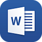 Microsoft Word #App# #icon# #图标# #Logo# #扁平# 采集@GrayKam