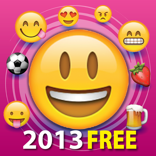 Emoji 2013 Free-表情符号...