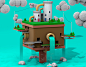 Low Poly Island 2 : Just another Low Poly island low poly 低面低多边形卡通图片