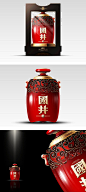 中国国井--扳倒井，白酒包装设计
