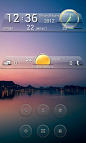 玻璃Android的主屏幕mdjurov - MyColorscreen