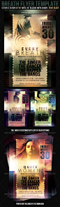 *Breath Flyer Template* - Clubs & Parties Events #采集大赛#