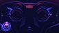 Starlord HUD Design, Ramiro Galan : A motion & design experiment I did imagining what Starlord's HUD would look like in first person. The inspiration was his helmet and creating wires that would have the same spirit of the helmet and have the ability 