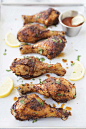 Dry Rub Baked Chicken - the easiest and quickest oven-baked chicken drumsticks. Just coat the chicken with dry rub, salt and dinner is done. Prep time is only 10 minutes!