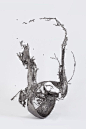 Zheng Lu 郑路, Water in Dripping No.4 淋漓四号, 2012, Stainless Steel 不锈钢, 300 x 180 x 270 cm