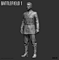 Battlefield 1 - Officer Highres, Rui Mu : I Made the body and accessories, the face and hair by Linus Hamilton.