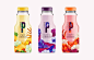 "Porganic - organic lemonade branding and packaging design"