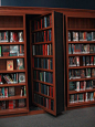 Secret bookshelf door at San Jose State University; well it was secret ;til this post :). (Photo by Jessamyn West) Now tell the truth, who hasn't dreamed of having a library (with a secret door of course) in their own home?!